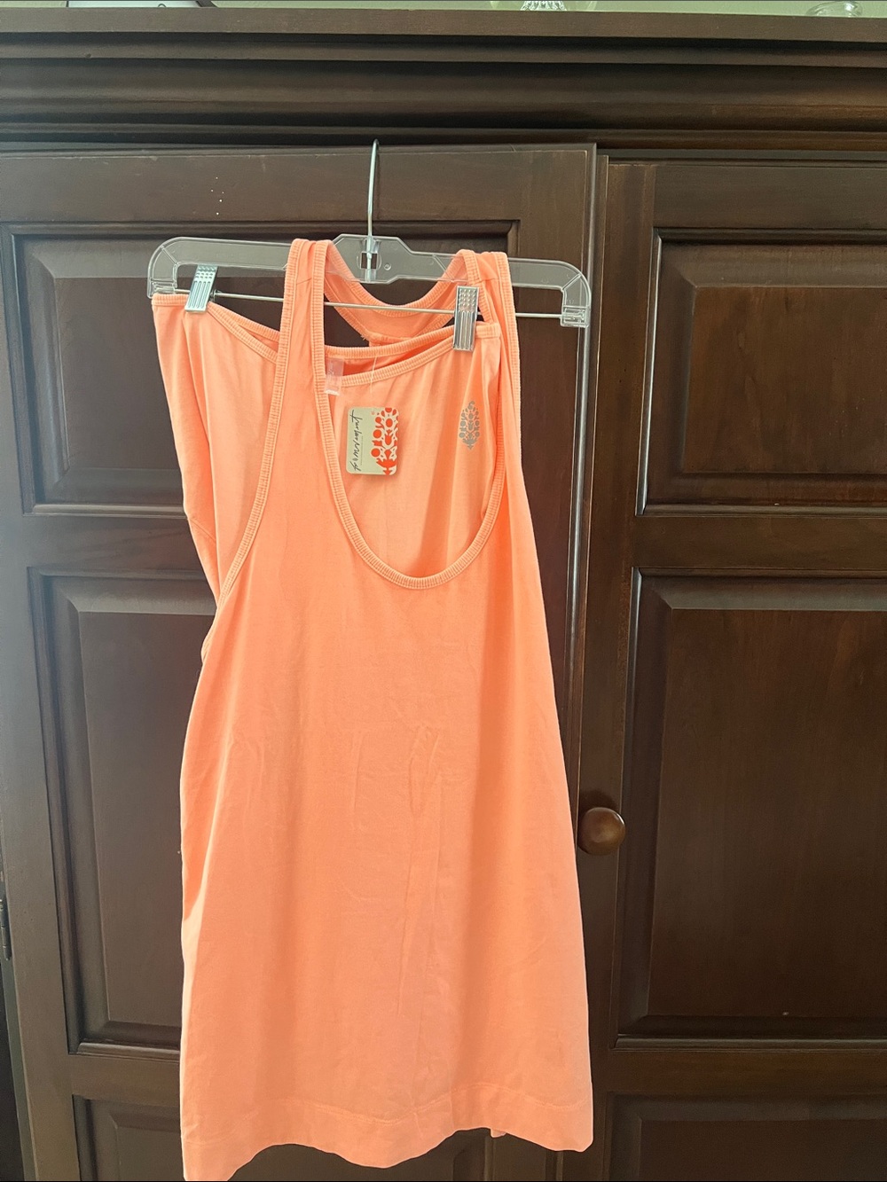 Coral Racerback Tank Top and Capri Set- FP by Free People Movement